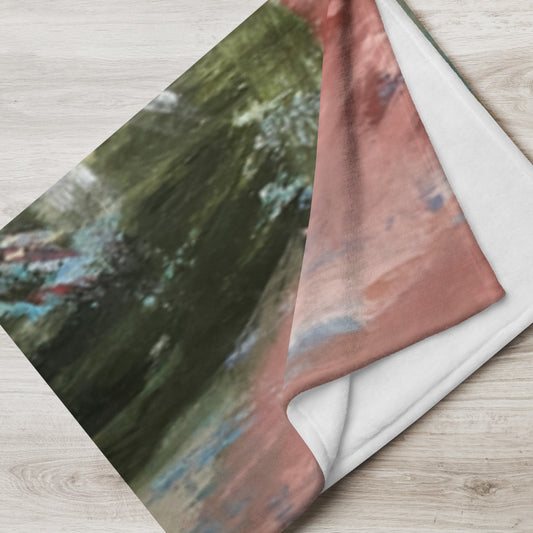 Lanie Smith Art Throw Blanket